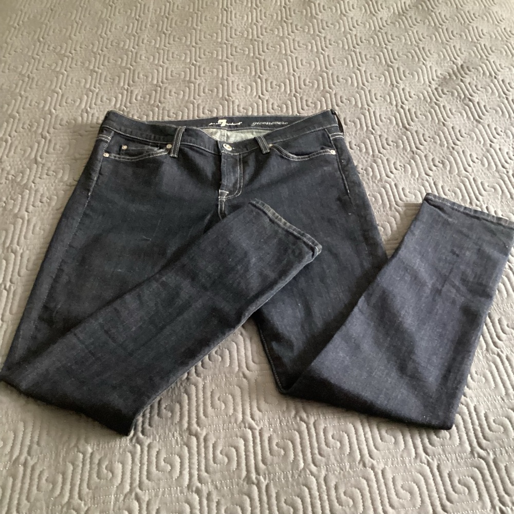 7 for all Mankind Gwenevere Dark Wash Jeans